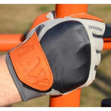 Перчатки для фитнеса MadMax MFG-850 Crazy Grey/Orange XL Фото 6