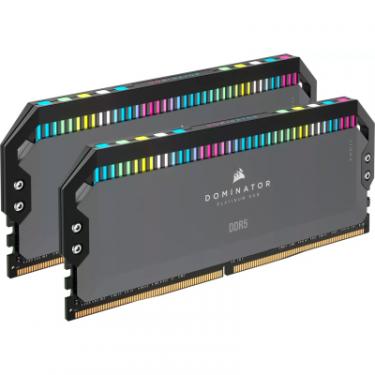 Модуль памяти для компьютера Corsair DDR5 64GB (2x32GB) 6000 MHz Dominator Platinum RGB Фото 1
