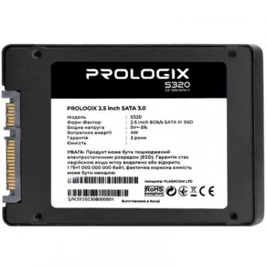 Накопитель SSD Prologix 2.5" 480GB Фото 2