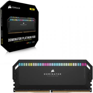 Модуль памяти для компьютера Corsair DDR5 32GB (2x16GB) 6400 MHz Dominator Platinum RGB Фото 4