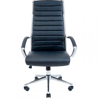 Офисное кресло Richman Малібу Хром M-1 (Tilt) Чорне Фото 1