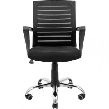 Офисное кресло Richman Флеш Ю Хром М-1 (Tilt) Сітка чорна Фото 1