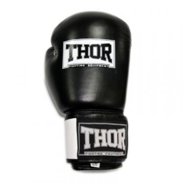 Боксерские перчатки Thor Sparring PU-шкіра 14oz Чорно-білі Фото 1