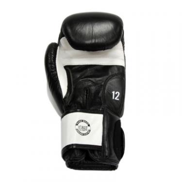 Боксерские перчатки Thor Sparring PU-шкіра 14oz Чорно-білі Фото 2