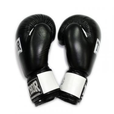 Боксерские перчатки Thor Sparring PU-шкіра 14oz Чорно-білі Фото 3