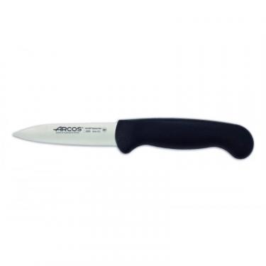 Кухонный нож Arcos серія "2900" для чистки 85 мм Чорний Фото 1