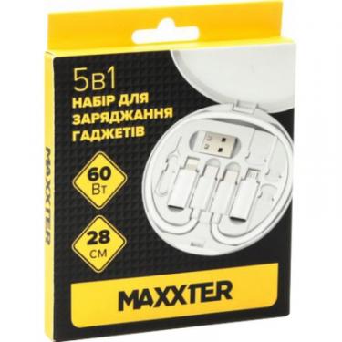 Переходник Maxxter USB-C to USB-A/micro/Lightning USB2.0 0.28m 60W Фото 2