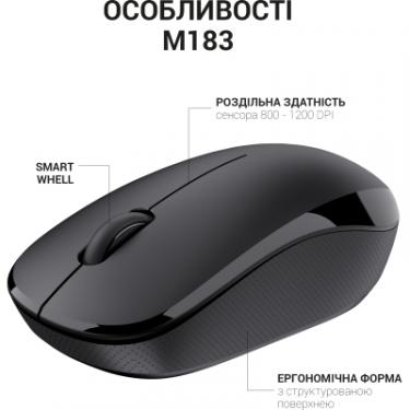 Мышка OfficePro M183 Wireless Black Фото 4