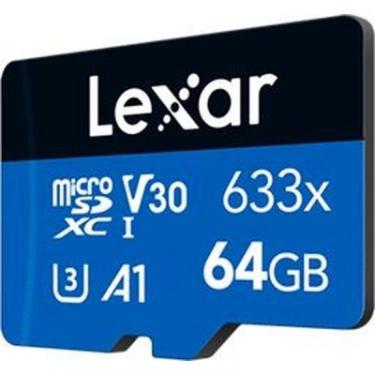 Карта памяти Lexar 64GB microSDXC class 10 UHS-I Фото 1