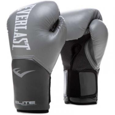 Боксерские перчатки Everlast Elite Training Gloves 870282-70-12 сірий 12 oz Фото
