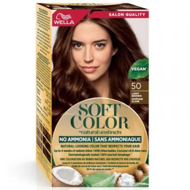 Краска для волос Wella Soft Color Безаміачна 50 - Світло-коричневий Фото