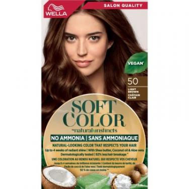Краска для волос Wella Soft Color Безаміачна 50 - Світло-коричневий Фото 1