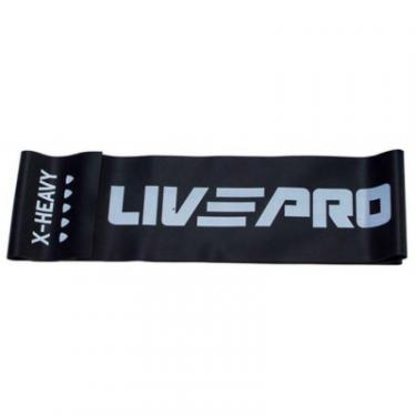 Эспандер LivePro Fitness Band X-Heavy LP8415-XH чорний Уні 200х15см Фото