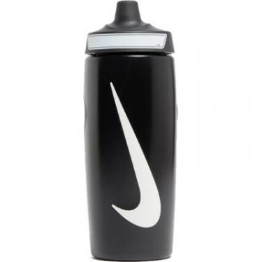 Бутылка для воды Nike Refuel Bottle 18 OZ чорний, білий 532 мл N.100.766 Фото