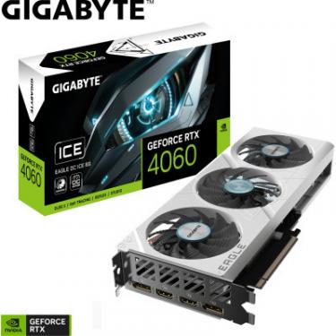 Видеокарта GIGABYTE GeForce RTX4060 8Gb EAGLE OC ICE Фото 9