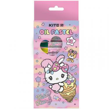 Пастель Kite масляна, 12 кольорів Hello Kitty Фото