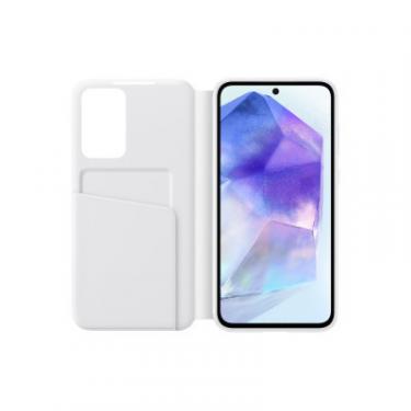 Чехол для мобильного телефона Samsung Galaxy A55 (A556) Smart View Wallet Case White Фото 3