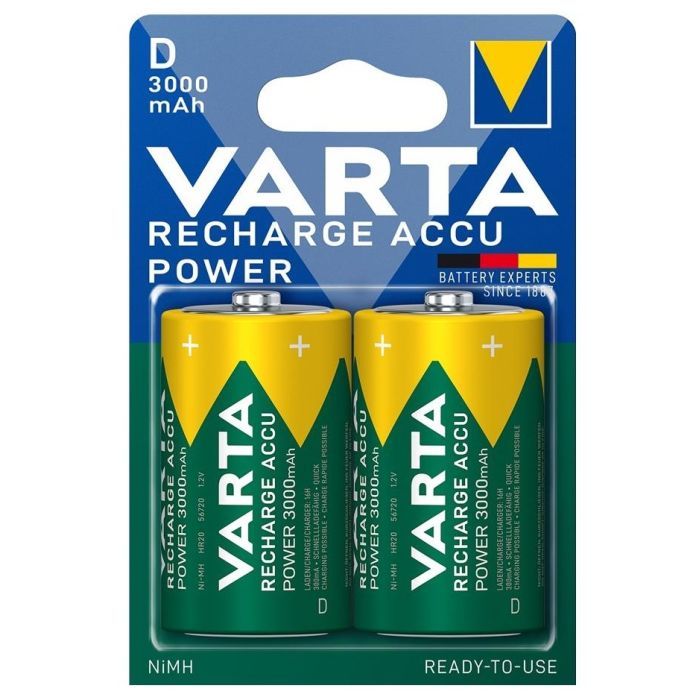 Аккумулятор Varta D (LR20) Power NI-MH 3000mAh * 2 Фото