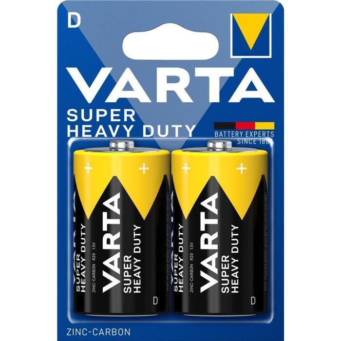 Батарейка Varta D Super Heavy Duty угольно-цинковая * 2 Фото