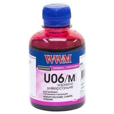 Чернила WWM Universal Canon/HP/Lexmark/Xerox Magenta Фото