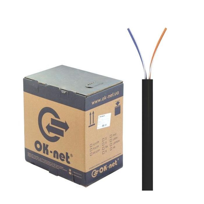 Кабель сетевой OK-Net UTP 305м cat.5 2 пары outdoor (U/UTP-cat.5) Фото