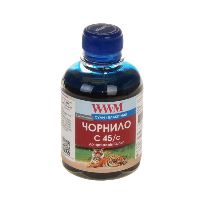 Чернила WWM CANON CL441/446/CLI-451C Cyan Фото