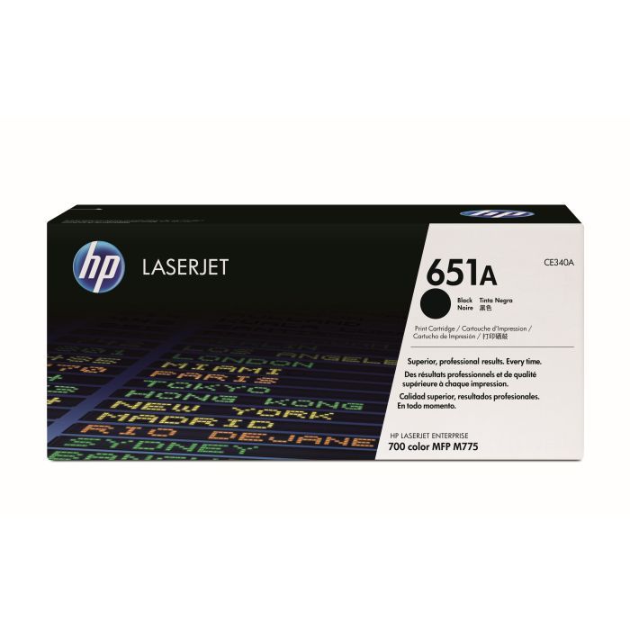 Картридж HP CLJ 651A Black Фото