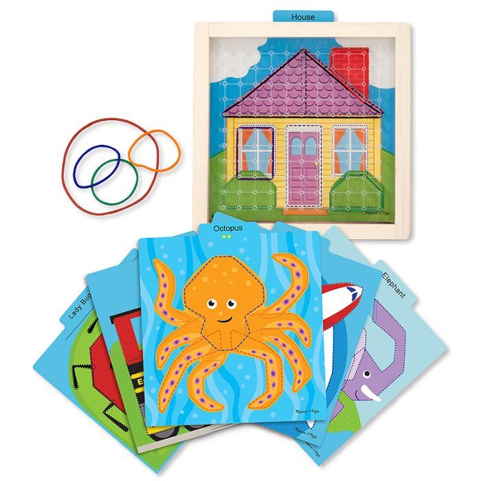 Развивающая игрушка Melissa&Doug Резиновая шнуровка Фото