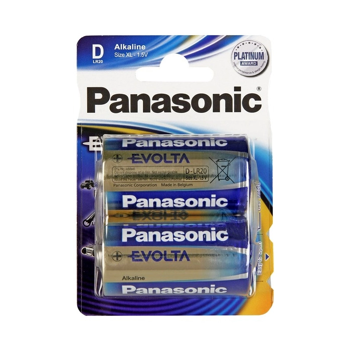 БатарейкаPanasonicDLR20Evolta*2(LR20EGE/2BP)
