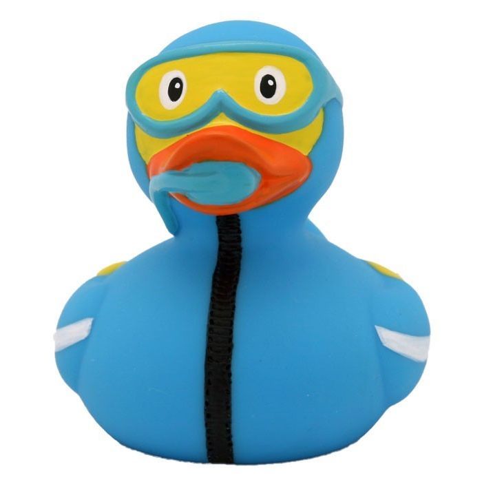Игрушка для ванной Funny Ducks Аквалангист утка Фото