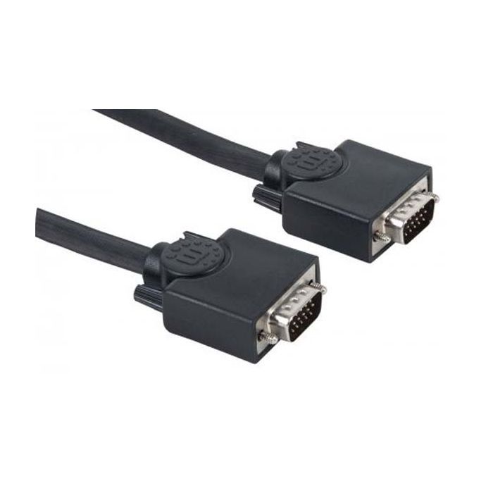 Кабель мультимедийный Manhattan VGA M to VGA M 7.5m Фото