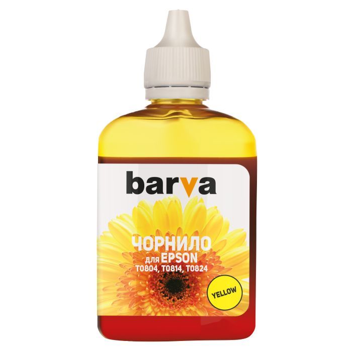 Чернила Barva EPSON T0814 YELLOW 90г Фото