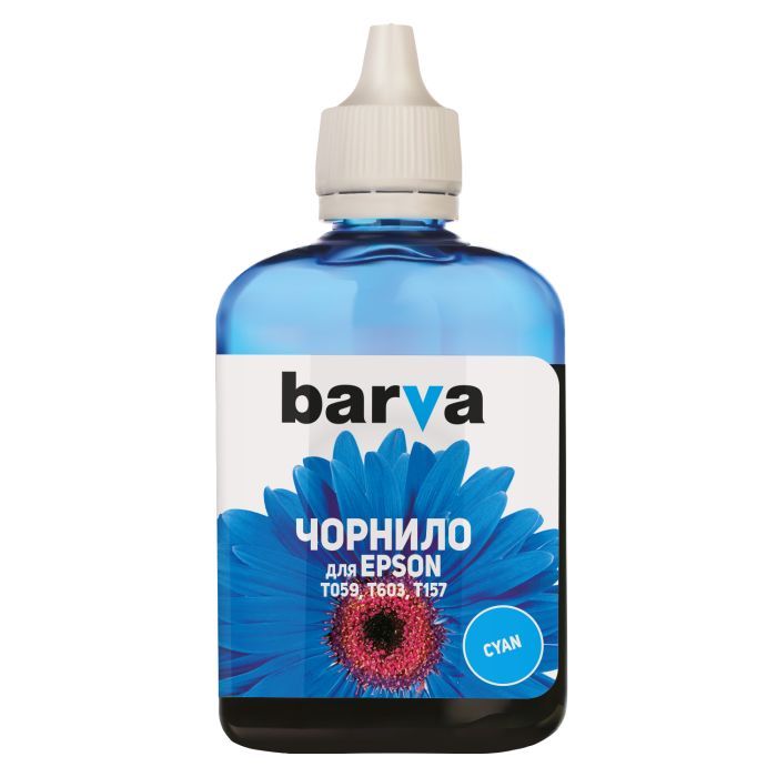 Чернила Barva Epson E059 100 мл, Cyan Фото