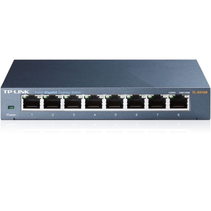 Коммутатор сетевой TP-Link TL-SG108 Фото