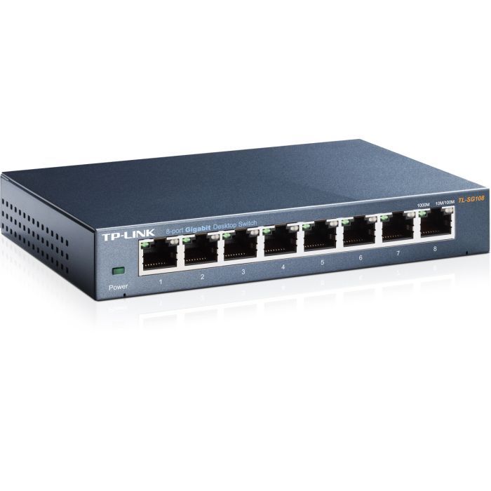 Коммутатор сетевой TP-Link TL-SG108 Фото 1