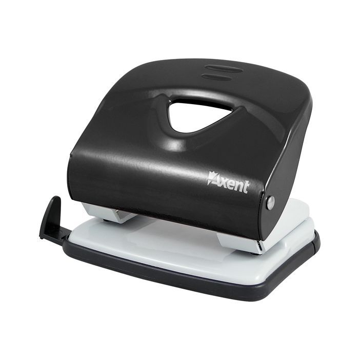Дырокол Axent Exakt-2 metal, 40sheets, black Фото