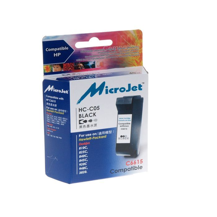 Картридж Microjet для HP №15 Black Фото
