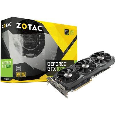 Видеокарта Zotac GeForce GTX1070 8192Mb Фото