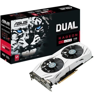 Видеокарта ASUS Radeon RX 480 4096Mb DUAL Фото