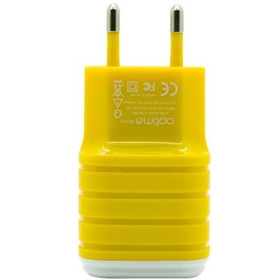 Зарядное устройство Optima 2*USB (2.1A) Yellow Фото