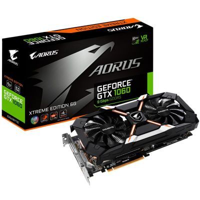 Видеокарта GIGABYTE GeForce GTX1060 6144Mb AORUS X Фото