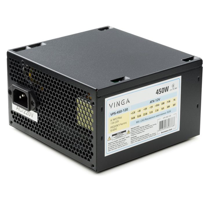 Блок питания Vinga 450W ОЕМ Фото