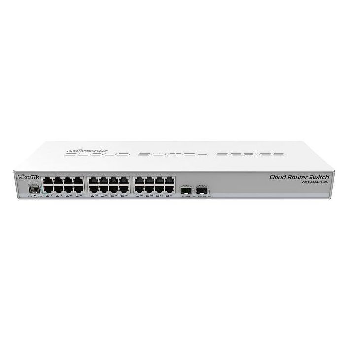 Коммутатор сетевой Mikrotik CRS326-24G-2S+RM Фото
