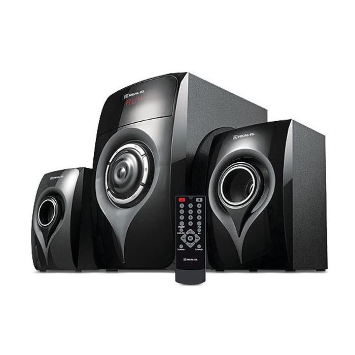 Акустическая система REAL-EL M-370 black Фото
