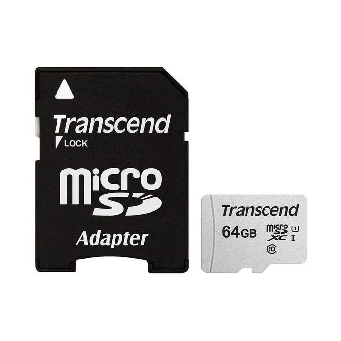 Карта памяти Transcend 64GB microSDXC class 10 UHS-I U1 Фото