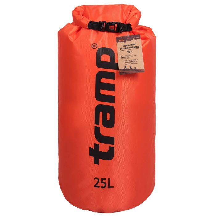 Гермомешок Tramp PVC Diamond Rip-Stop 25л Orange Фото
