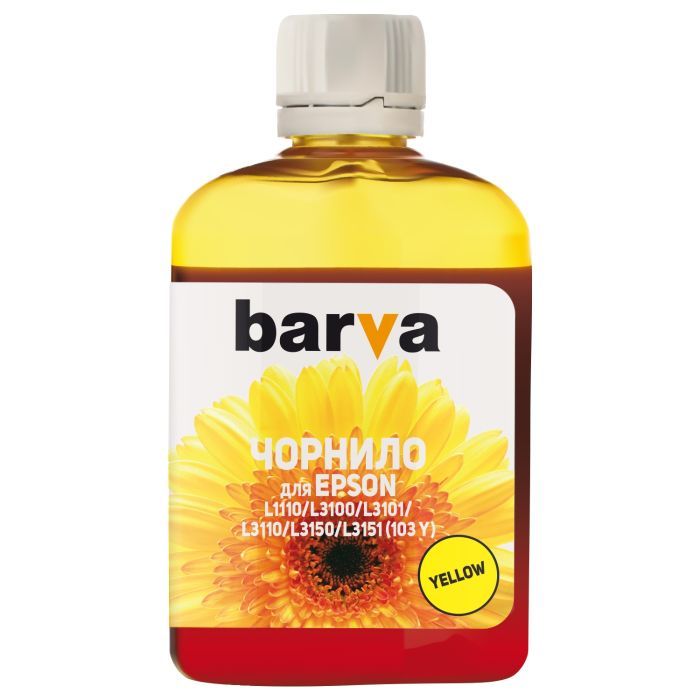 Чернила Barva Epson 103 100мл YELLOW Фото