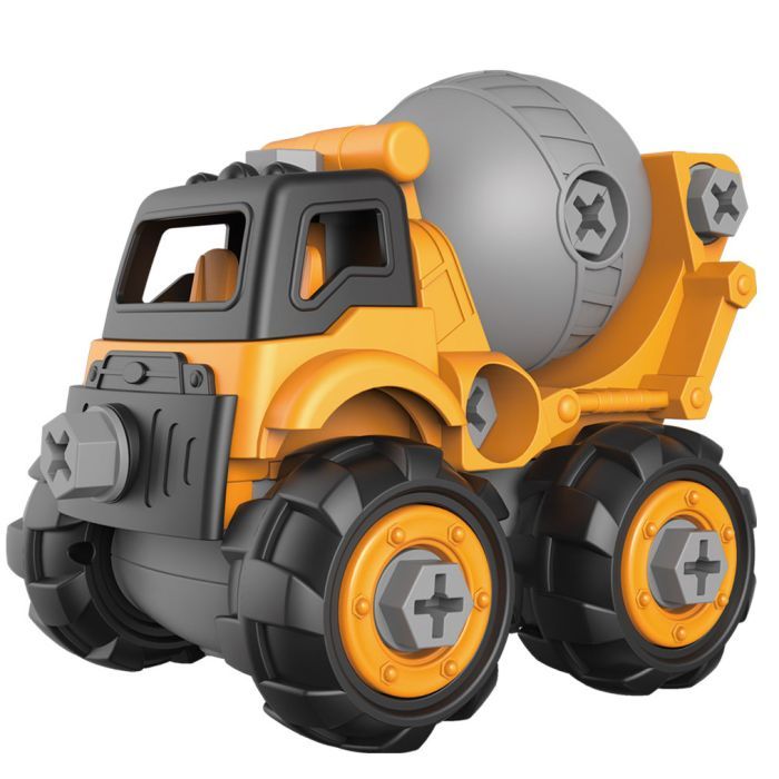 Конструктор Microlab Toys Строительная техника - бетономешалка Фото