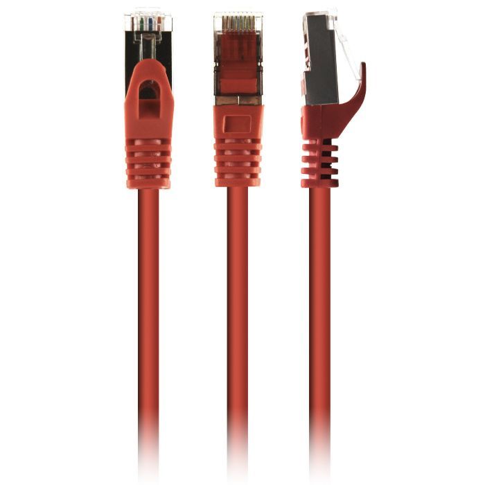 Патч-корд Cablexpert 2м S/FTP Cat 6A CU LSZH red Фото