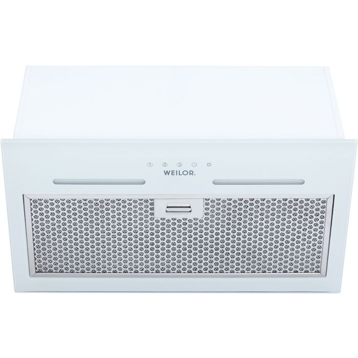 Вытяжка кухонная Weilor PBS 52300 GLASS WH 1000 LED Strip Фото